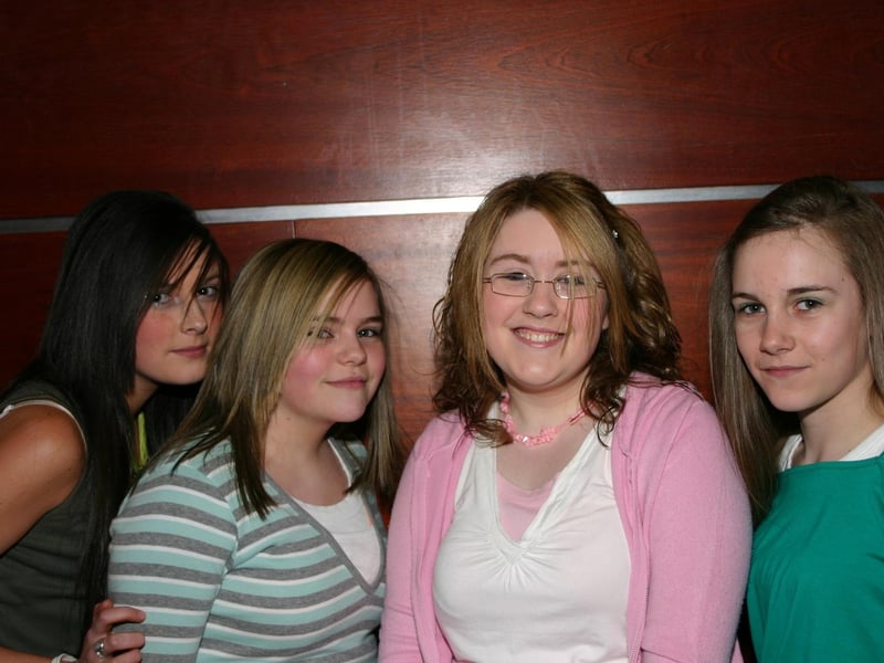Caoimhe and friends Gemma Elliott Lenda Preston and Bronagh McGinley 4864d : Parties and celebrations in April 2005.
