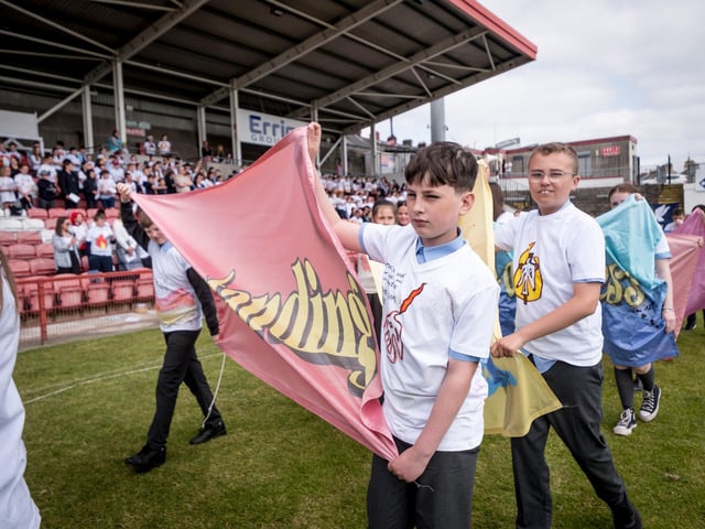 The annual Fan the Flame mass was celebrated recently in Celtic Park for pupils who recently made their confirmation.