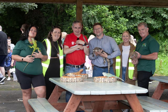 One of the main attractions was the ‘Bugs and Beasties’ which saw the children interact with many animals, including snakes, squirrels, lizards, rats, rabbits and hedgehogs.