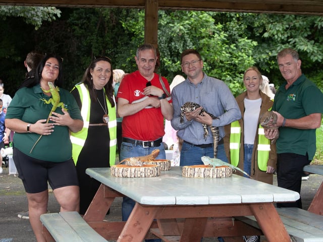 One of the main attractions was the ‘Bugs and Beasties’ which saw the children interact with many animals, including snakes, squirrels, lizards, rats, rabbits and hedgehogs.