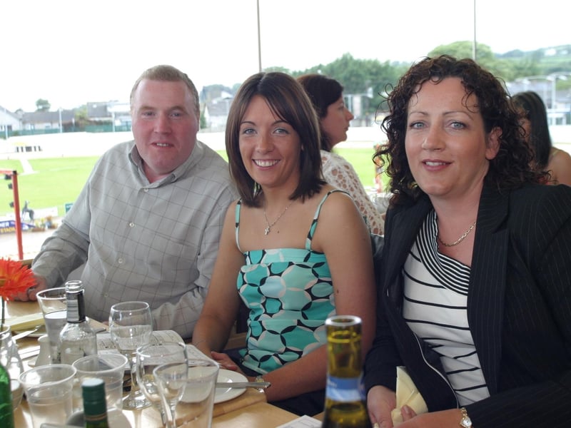 Parties and nights out in July 2004. Lifford Races
