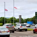 Accident blackspot: Caw Roundabout. (File picture). DER2717GS006