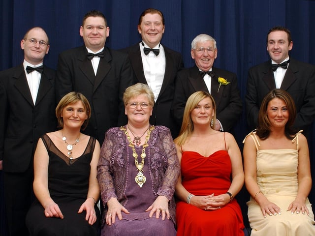 Mayor of Derry Councillor Kathleen McCloskey's Civic Ball in May 2003.