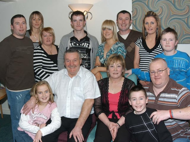Teresa Kelly spending her birthday with family.