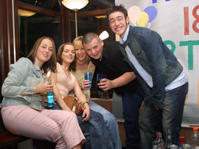 Louise McGlinchey, Eimear Logue, Erin McDowell, Gavin McGlinchey, and Tommy Dickson smile for the camera