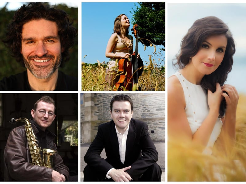 In the lead up to St Patrick's Day, the city's beloved Walled City Music Festival returns once again from Thursday 14 to Sunday 17 March with another packed programme of classical concerts and workshops with internationally renowned guest musicians, as well as home grown talent like the artists picture here who will be performing at the Sons and Daughters event on St Patrick's Day at Christ Church: Clockwise from top left: George Hutton, Kim Vaughan, Margaret Keys, Cathal Breslin and Gerard McChrystal.