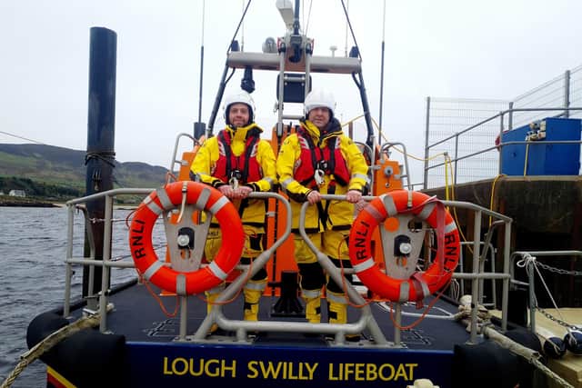 Barry Nixon and Stephen Quigley - Lough Swilly RNLI.