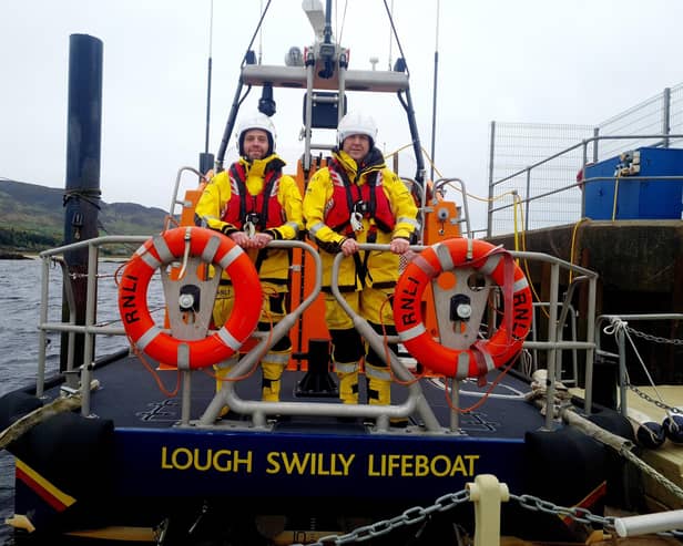 Barry Nixon and Stephen Quigley - Lough Swilly RNLI.