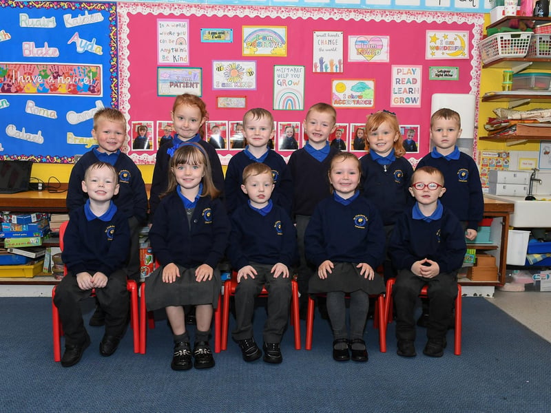 Mrs Mullan’s  P1 class at St Therese Primary School.