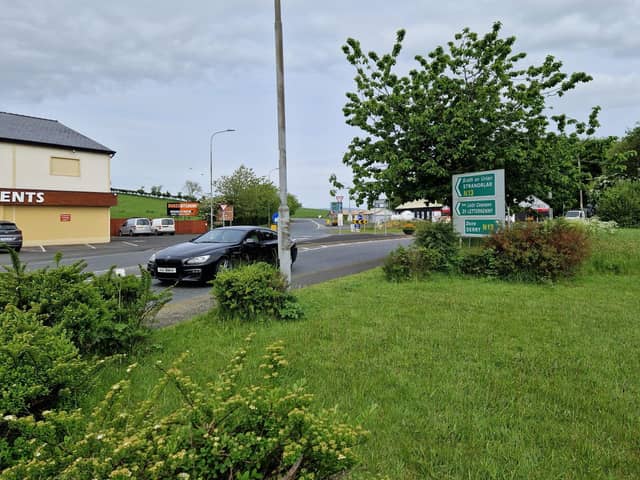 The border at Bridgend between Derry and Donegal.