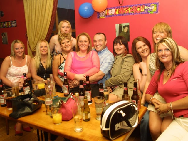 Jim Kelly's 40th birthday at the Bogside Inn.