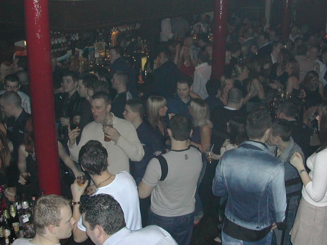 A night at The Metro, January 2003.