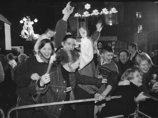 Millennium celebrations in Derry city centre.