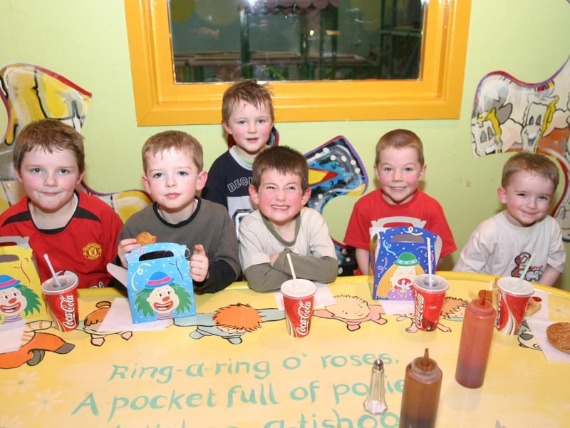 Parties and celebrations back in 2004: Ronan McIvor.