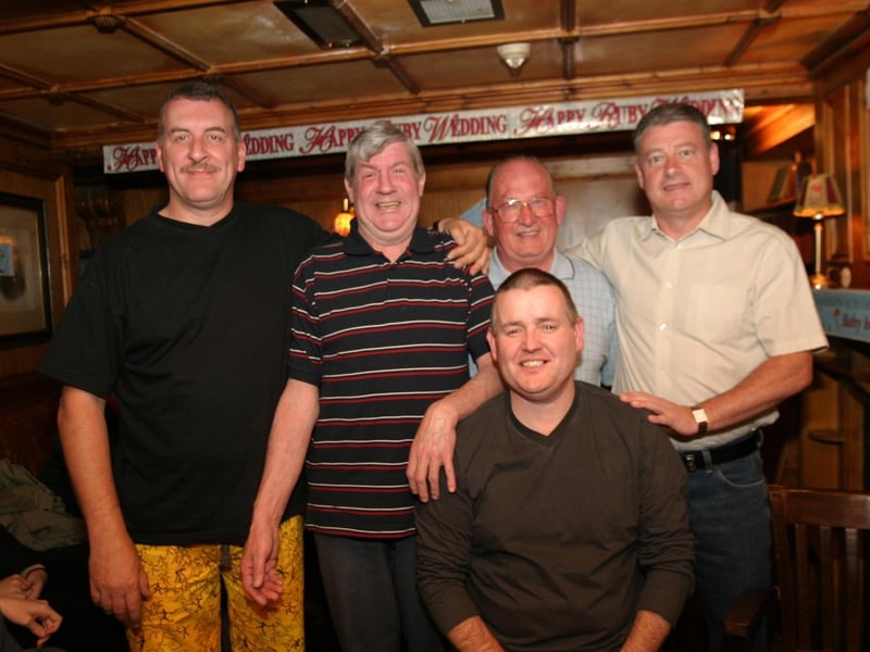 Parties and celebrations back in 2004: Tony Strain.