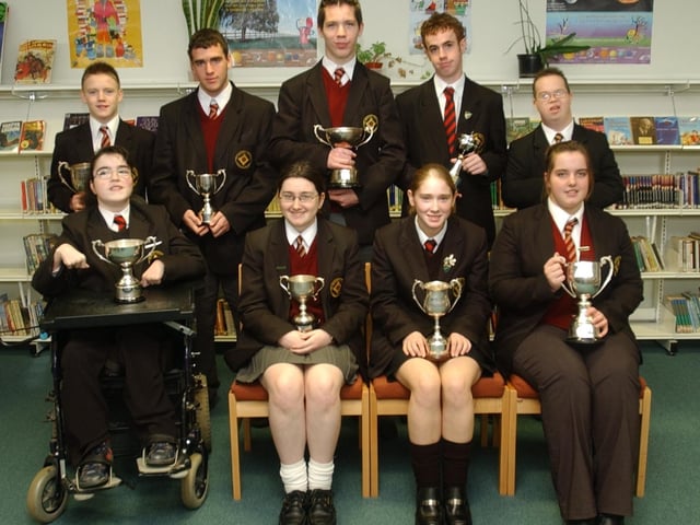 Coláiste Bhríde / St Brigid's College prizegiving in 2003