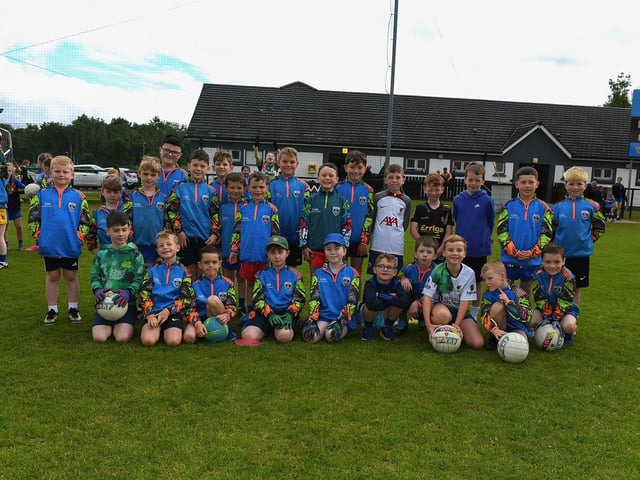 Children pictured at the Steelstown Brian Ogs Cul Camp. Photo: George Sweeney