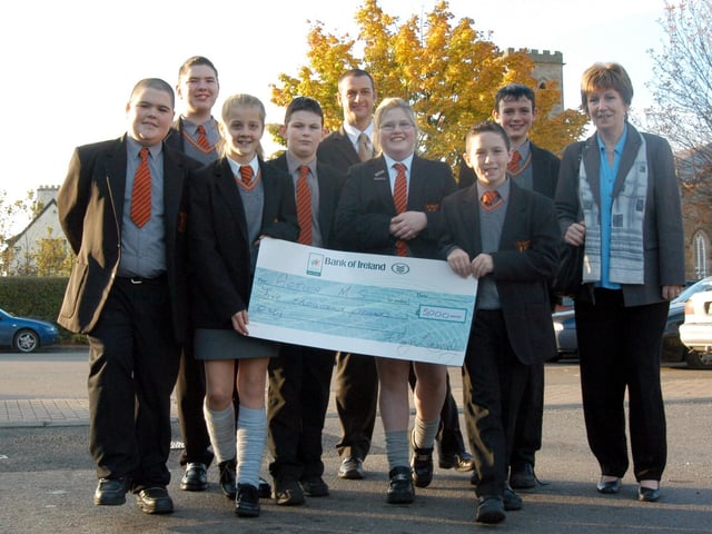 Derry and Donegal secondary school pupils in October 2003