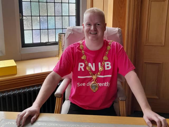 Rory McCartney - shortlisted for RNIB Campaigner of the Year Award.