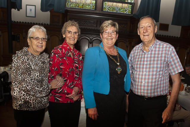 Deputy Mayor Angela Dobbins pictured with Kathleen Monagle, Mary Harrigan and Christy McMonagle on Wednesday.