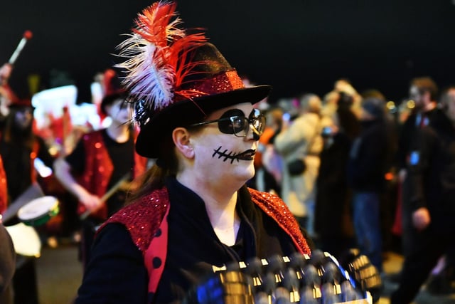 Halloween parade participant. Photo: George Sweeney
