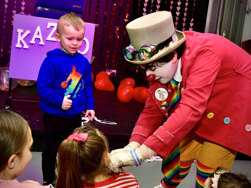 There was plenty to keep everyone, of all ages, entertained, including performances from Caolan the Magician and Kazoo the Clown