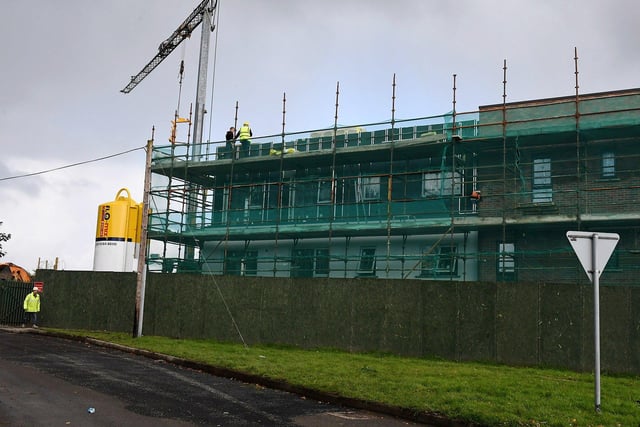 IN PICS: New flats progressing as first homes in separate Derry estate ...