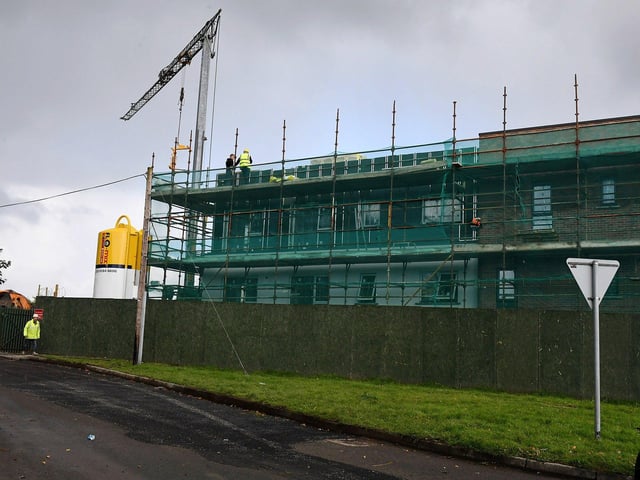 New housing development on the Branch Road. Photo: George Sweeney