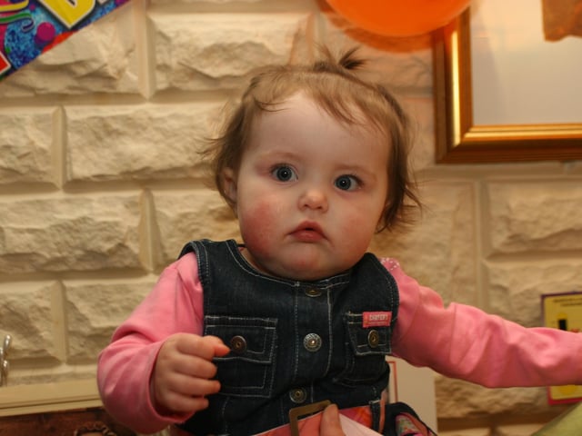 A birthday party for Naomi Brown back in 2005.