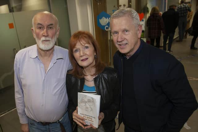 Eamonn Baker, Ann Tracey and Danny Toland at Saturday’s event.