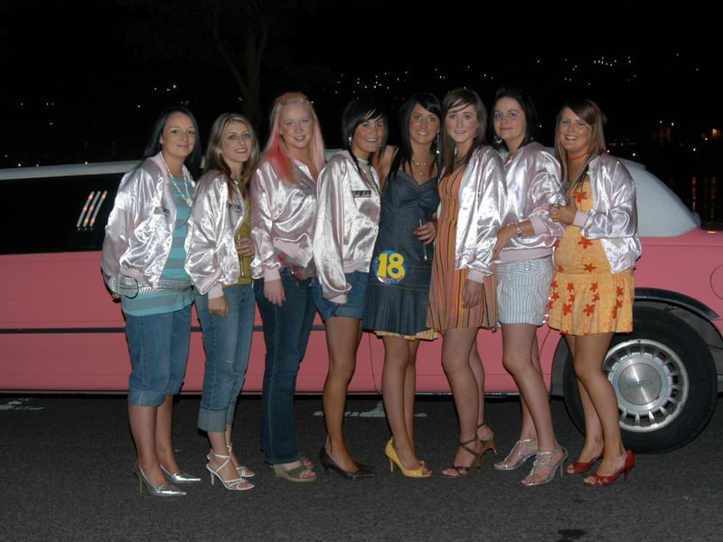 Catherine Melaugh out celebrating her 18th with friends.