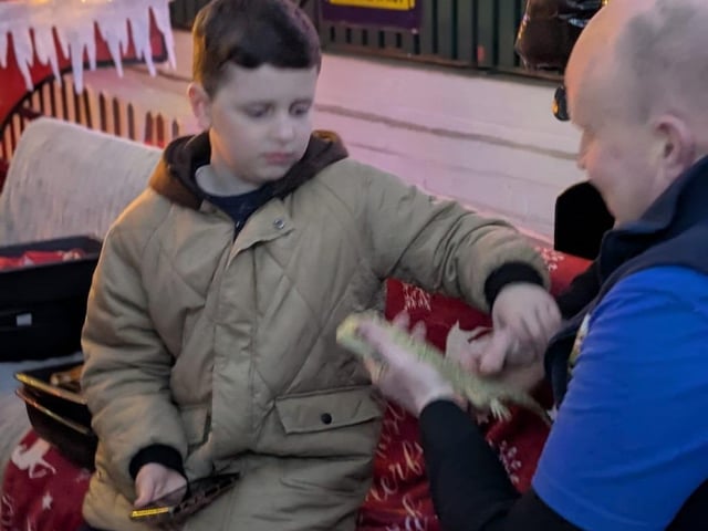 Visitors from the Western Trust's Children’s Disability Service enjoying an amazing Santa experience evening at Destined.