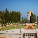 Shrine of the Bab at Bahá’í gardens in Haifa, Israel