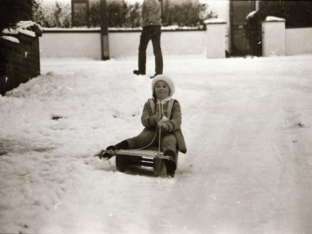 Derry under a blanket of snow in January 1984