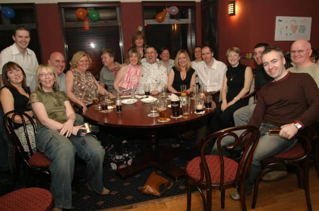Party celebrations back in 2004: Adrian Gorman.