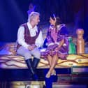 Jack (Dylan Reid) and Jill (Corrie Earley) produce brilliant performances in Jack and the Beanstalk at the Millennium Forum.