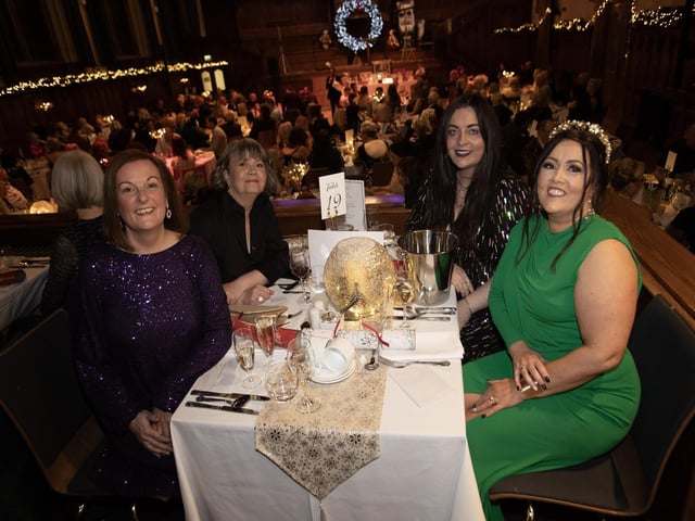 Mayor of Derry City and Strabane District, Councillor Patricia Logue, hosted a sparkling Christmas Charity Ball on Friday evening in the Guildhall. The event was held in aid of the Mayor’s chosen charities, the Foyle Hospice and the Ryan McBride Foundation, and she extended her thanks to all who attended and donated to the two causes.