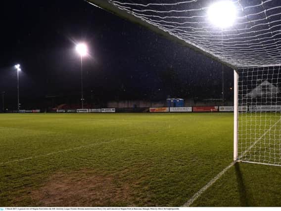 Derry City's home for the 2017 Airtricity Premier Division season, Maginn Park. But  the club refused to comment on where they will be playing their European home matches while work is completed at Brandywell Stadium.