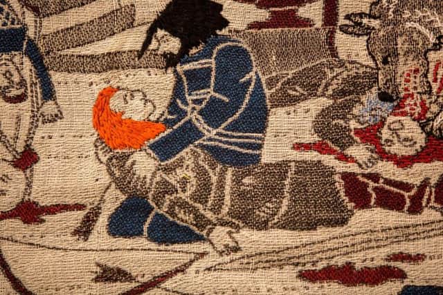 The tapestry depicts all of the key moments from the six seasons of 'Game of Thrones'.