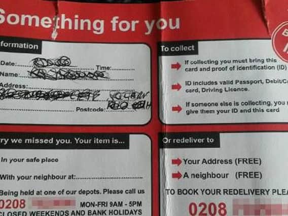 Royal Mail is warning people about the scam.