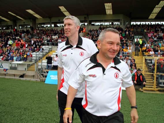 New Derry Under 20 manager Mickey Donnelly pictured during his reign as Tyrone minor manager.
