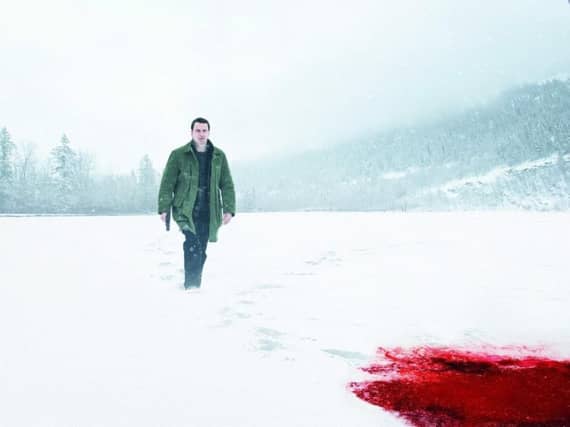 Irish actor, Michael Fassbender, in The Snowman.