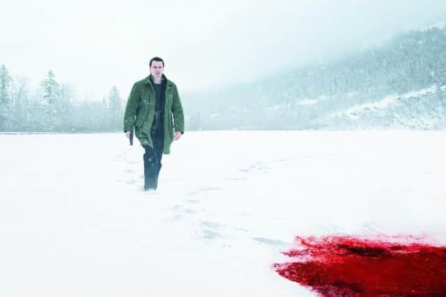 Irish actor, Michael Fassbender, in The Snowman.
