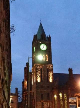 The Guildhall will be lit up green on December 21.