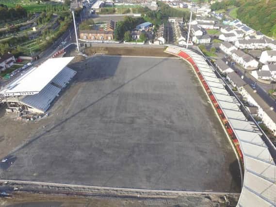 The new look Brandywell.