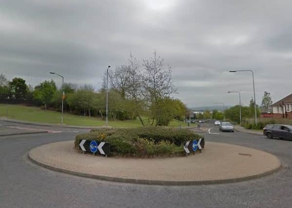 The Ringfort Road roundabout in Ballymagroarty.
