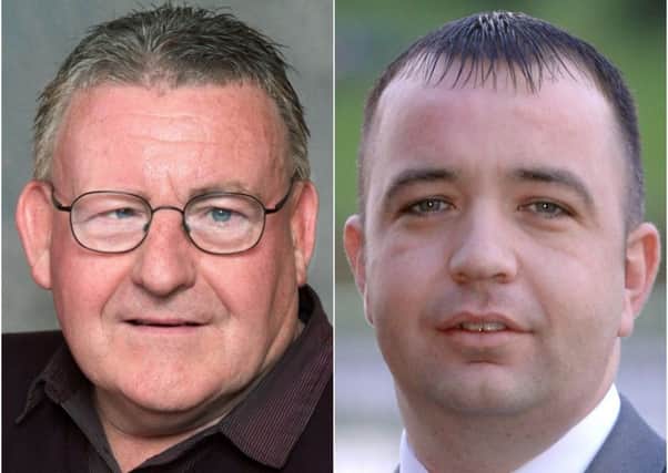 Sinn Fein Councillor Tony Hassan and SDLP Councillor Brian Tierney.