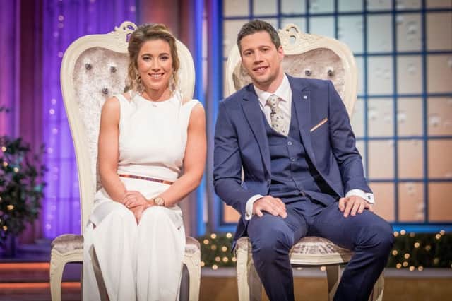 Richard and Kelly on the BBC show Wedding Day Winners