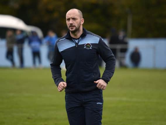 Institute manager Paddy McLaughlin watched his side easily beat Knockbreda.