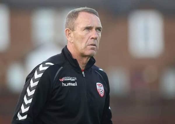 Derry City manager Kenny Shiels.